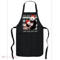 Ugly Christmas Sweater Panda Bears Apron thumb 0