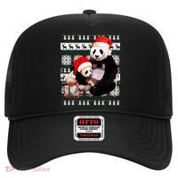 Ugly Christmas Sweater Panda Bears Hat thumb 0