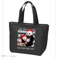 Ugly Christmas Sweater Panda Bears Tote Bag thumb 3