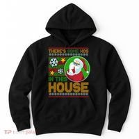 Ugly Christmas Sweater Santa Claus Hos In This House Hoodie thumb 0