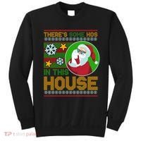 Ugly Christmas Sweater Santa Claus Hos In This House Sweatshirt thumb 0