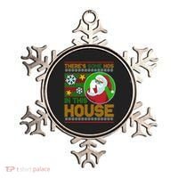 Ugly Christmas Sweater Santa Claus Hos In This House Ornament thumb 0