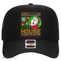 Ugly Christmas Sweater Santa Claus Hos In This House Hat thumb 0