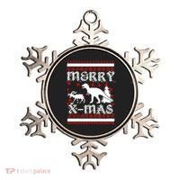 Ugly Christmas Sweater T-Rex Ate Reindeer Ornament thumb 0