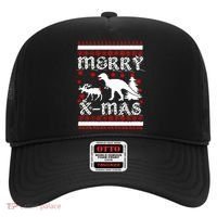 Ugly Christmas Sweater T-Rex Ate Reindeer Hat thumb 0