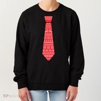 Ugly Christmas Sweater Tie Women's Sweatshirt thumb 0