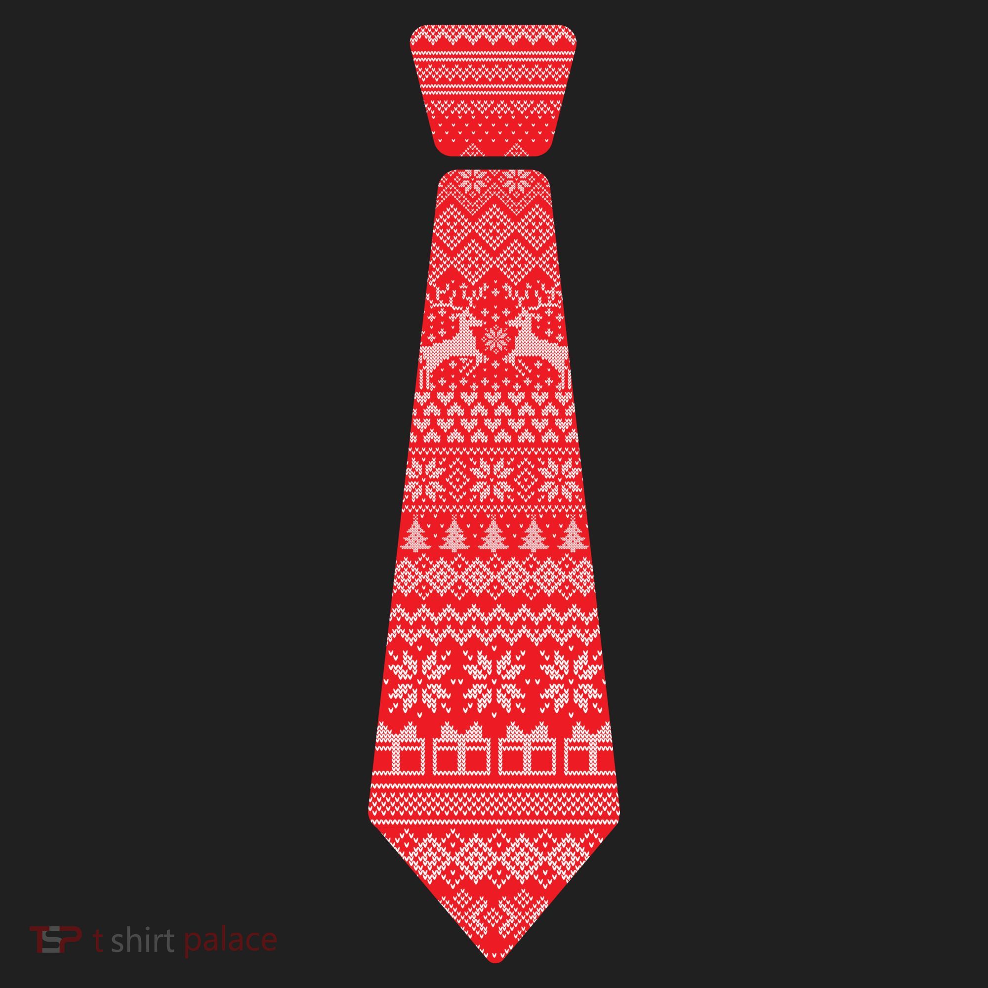 Ugly Christmas Sweater Tie Women's Sweatshirt