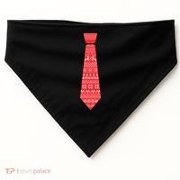Ugly Christmas Sweater Tie USA-Made Doggie Bandana thumb 0