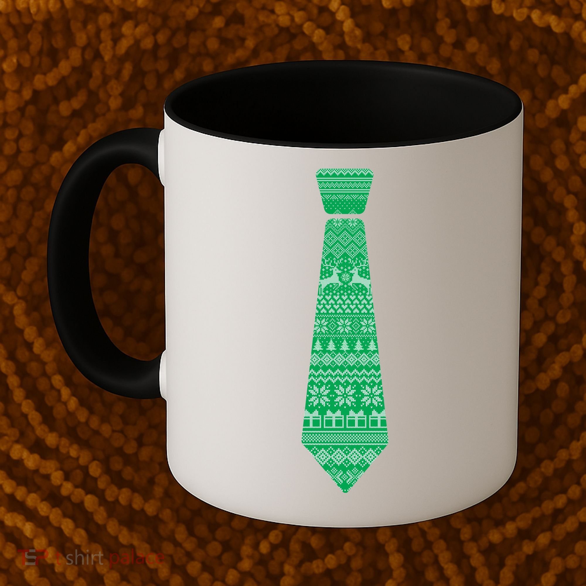 Ugly Christmas Sweater Tie Coffee Mug