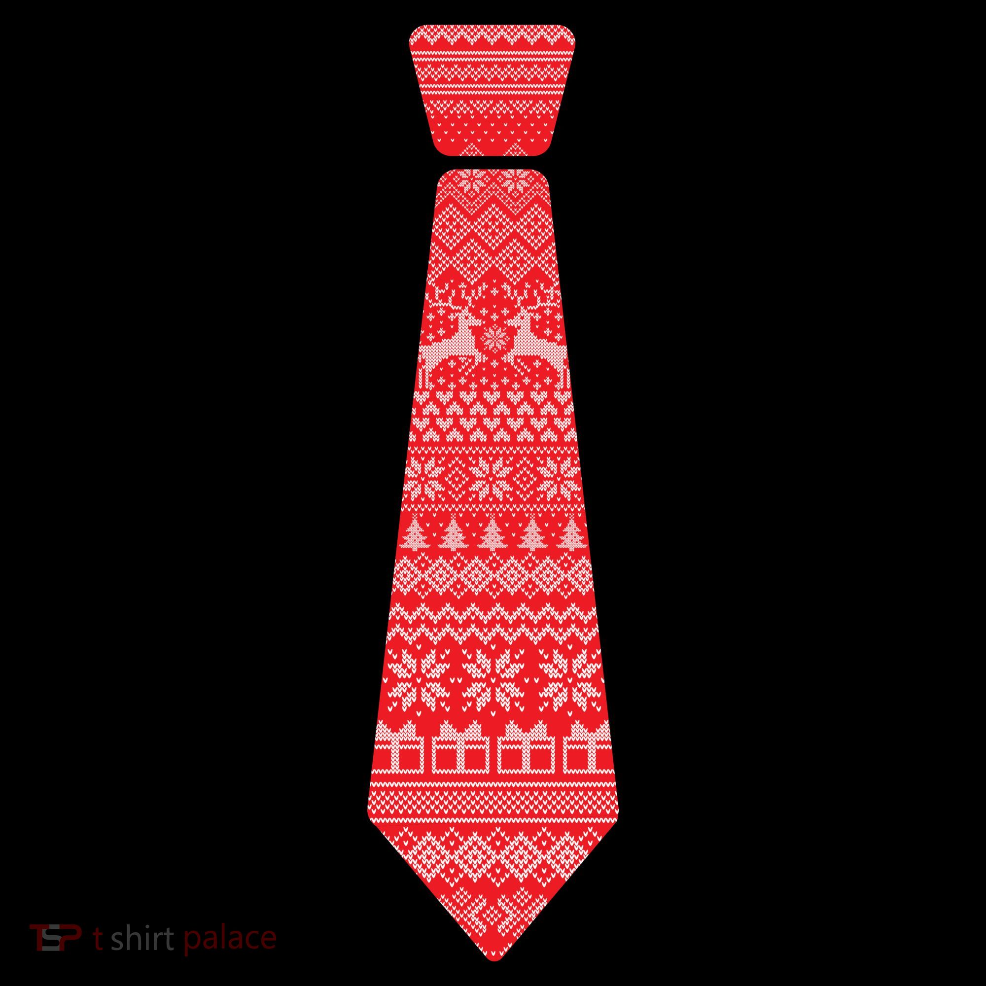 Ugly Christmas Sweater Tie Women's Hoodie