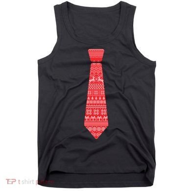Ugly Christmas Sweater Tie Tank Top