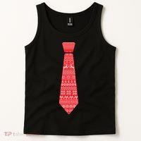 Ugly Christmas Sweater Tie Tank Top thumb 2