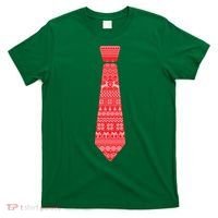 Ugly Christmas Sweater Tie T-Shirt thumb 0