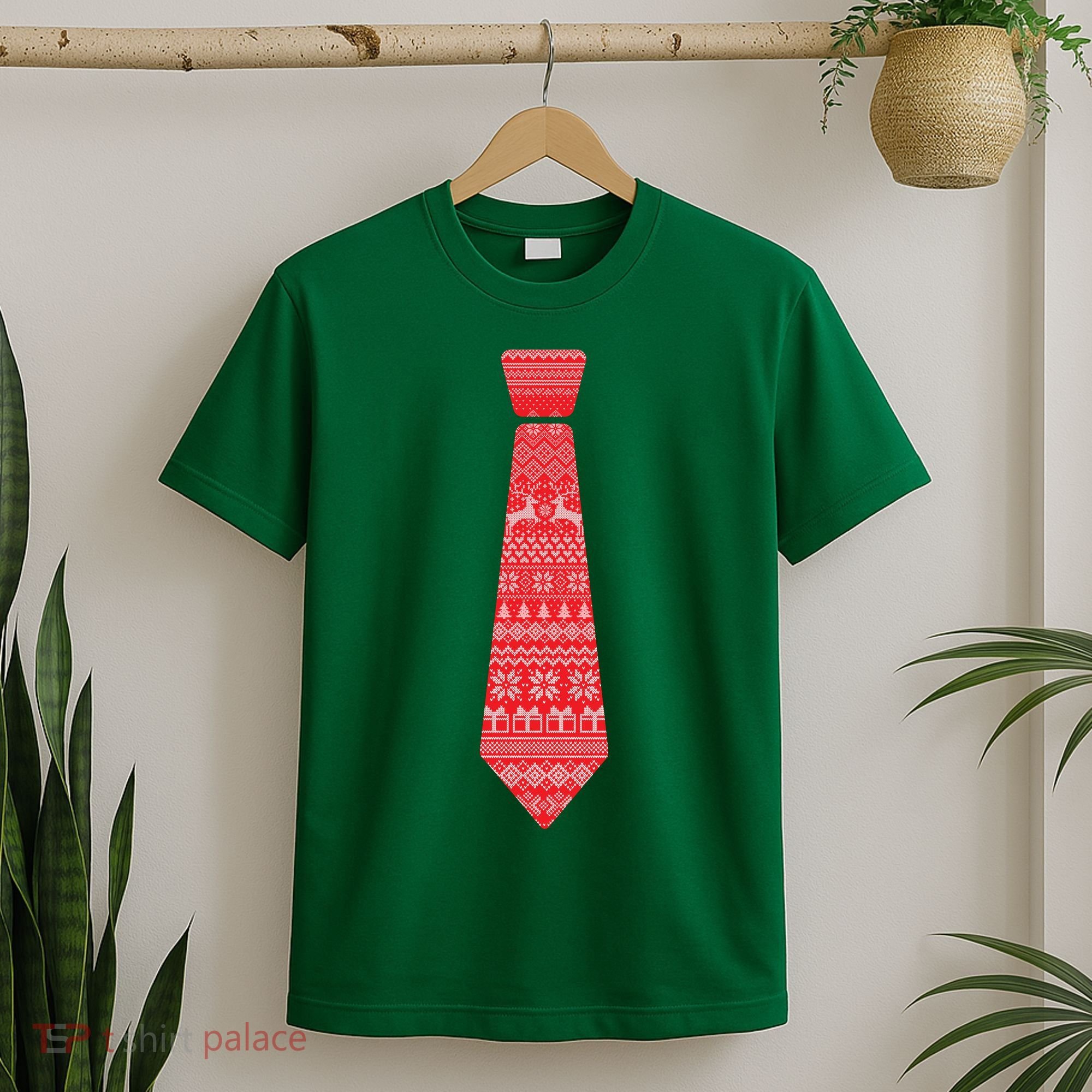 Ugly Christmas Sweater Tie T-Shirt