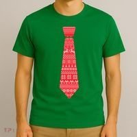Ugly Christmas Sweater Tie T-Shirt thumb 3