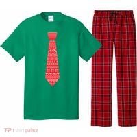 Ugly Christmas Sweater Tie Pajama Set thumb 0