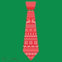 Ugly Christmas Sweater Tie Women's Long Sleeve Shirt thumb 2