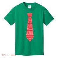 Ugly Christmas Sweater Tie Kids T-Shirt thumb 0