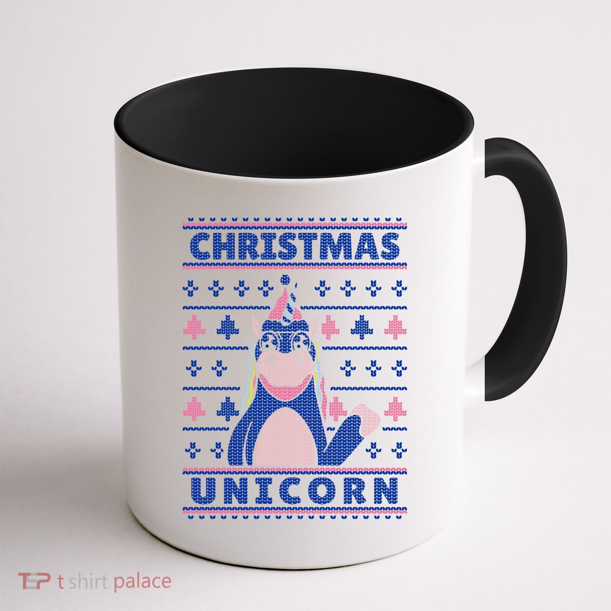 Ugly Christmas Sweater Unicorn Coffee Mug