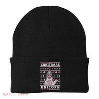Ugly Christmas Sweater Unicorn Beanie thumb 0