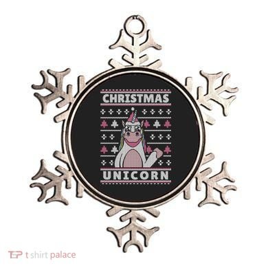 Ugly Christmas Sweater Unicorn Ornament
