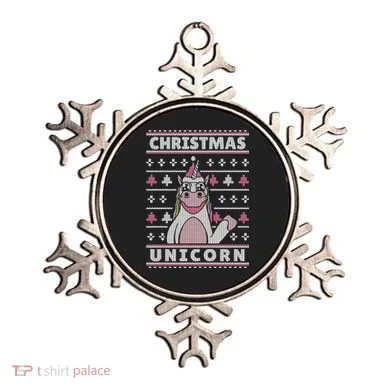 Ugly Christmas Sweater Unicorn Ornament