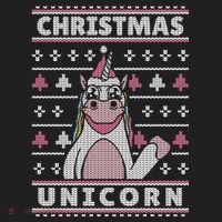 Ugly Christmas Sweater Unicorn Hat thumb 2