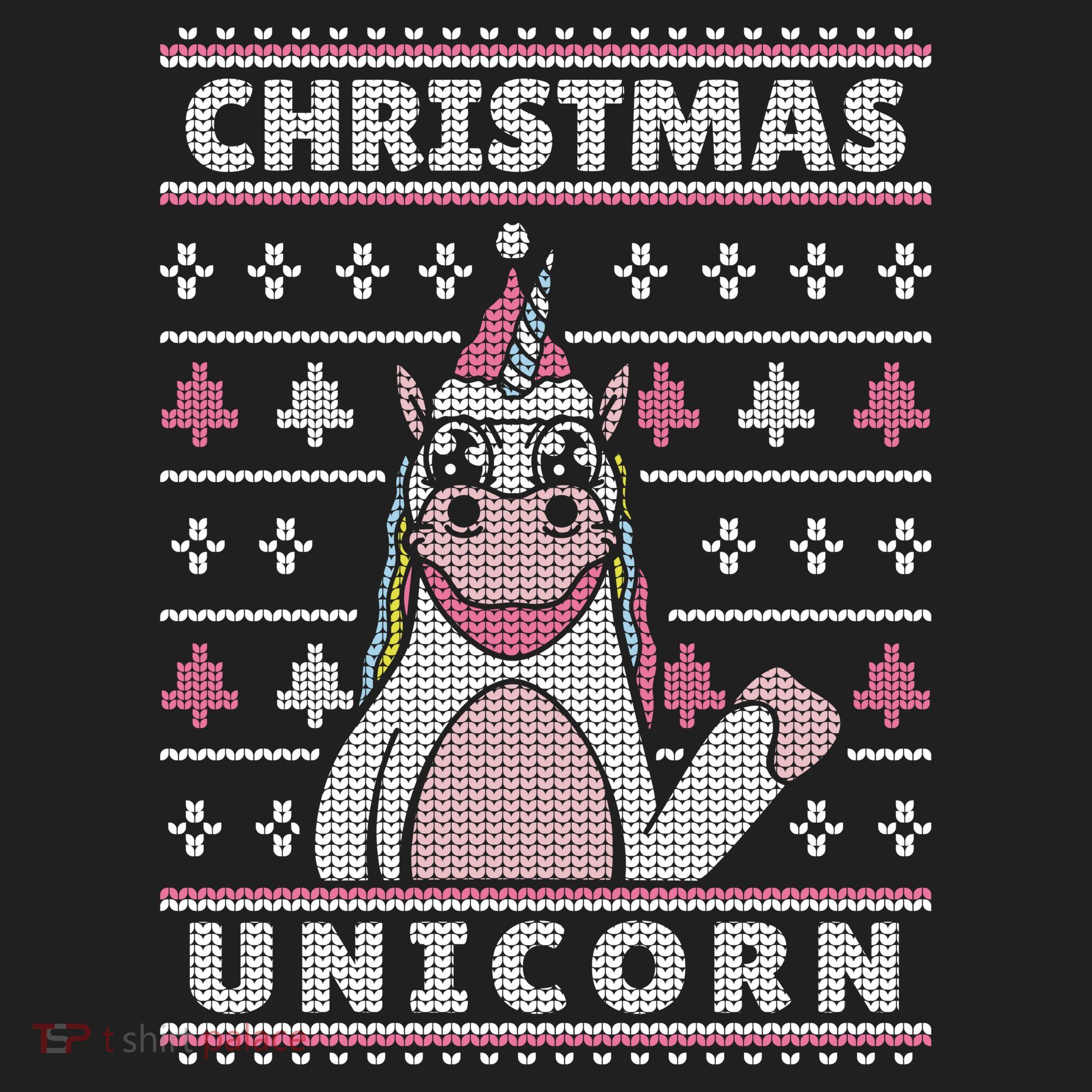 Ugly Christmas Sweater Unicorn Hat