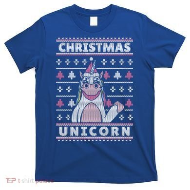 Ugly Christmas Sweater Unicorn T-Shirt