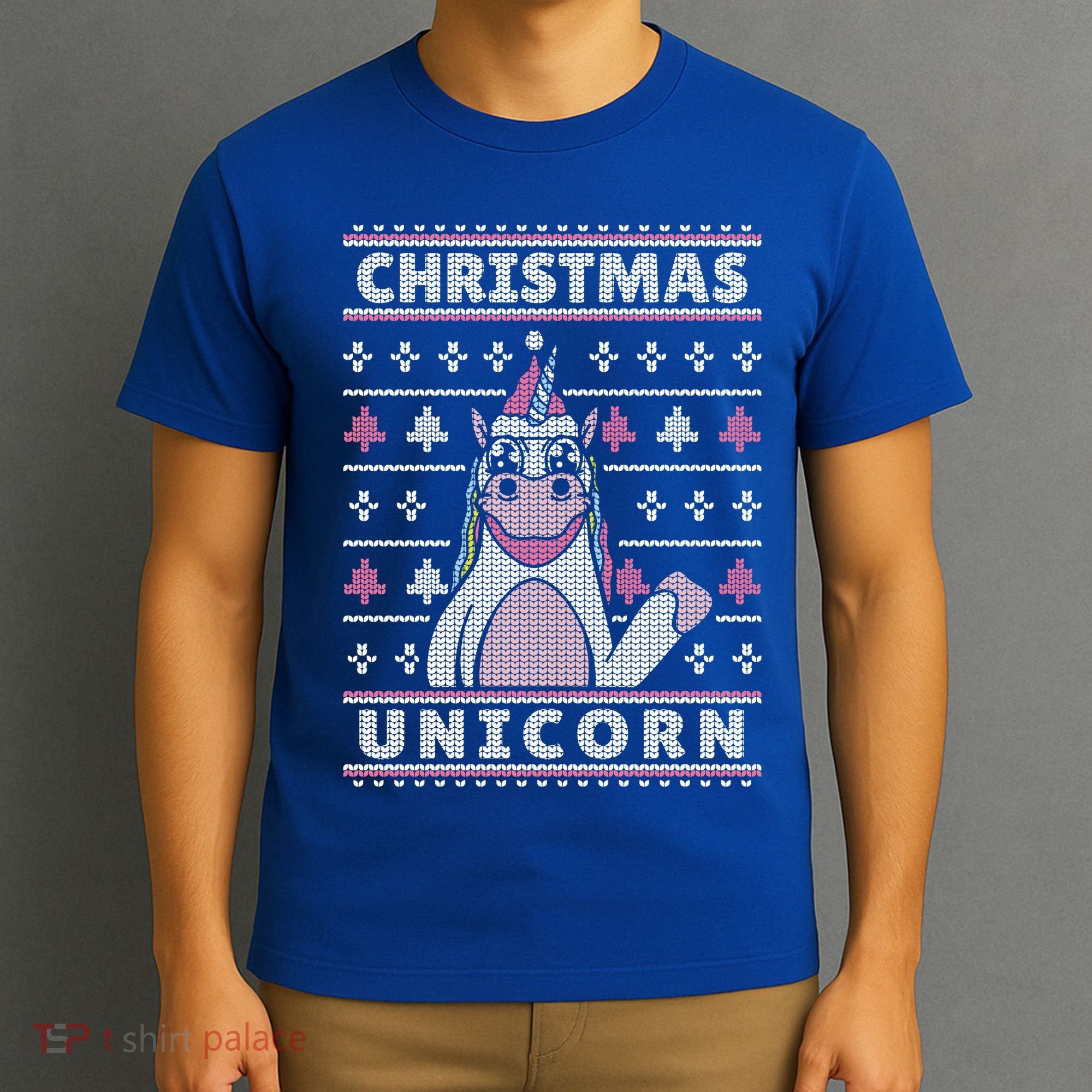 Ugly Christmas Sweater Unicorn T-Shirt