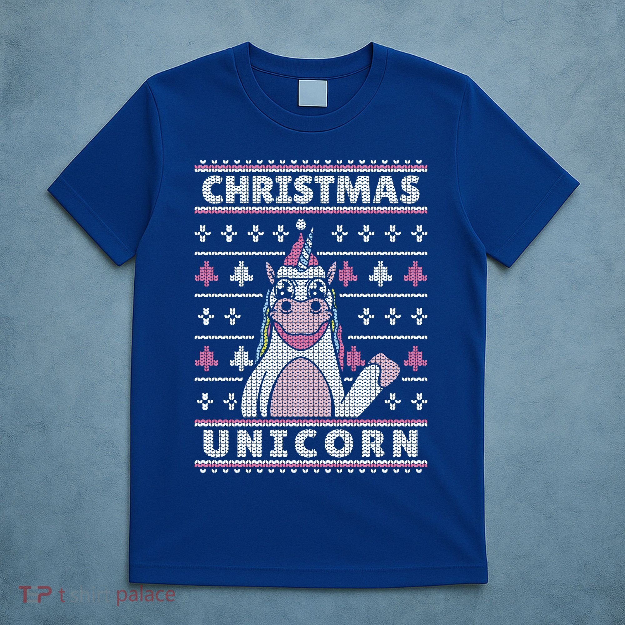 Ugly Christmas Sweater Unicorn T-Shirt