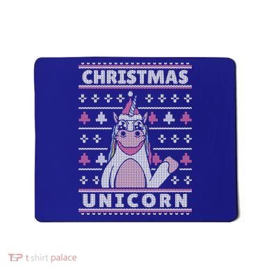 Ugly Christmas Sweater Unicorn Mousepad
