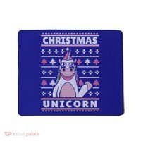 Ugly Christmas Sweater Unicorn Mousepad thumb 0
