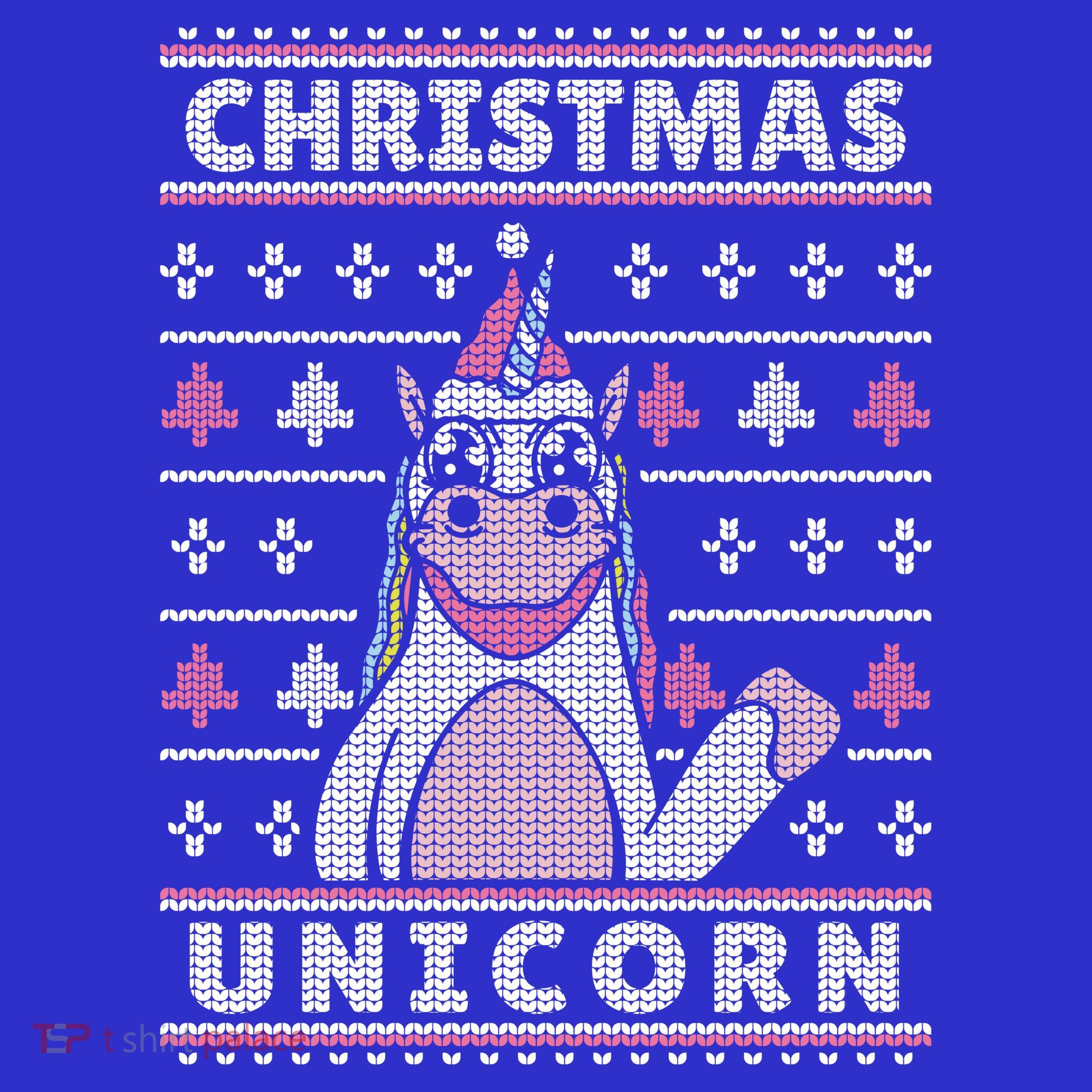 Ugly Christmas Sweater Unicorn Toddler T-Shirt