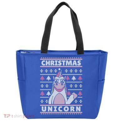 Ugly Christmas Sweater Unicorn Tote Bag