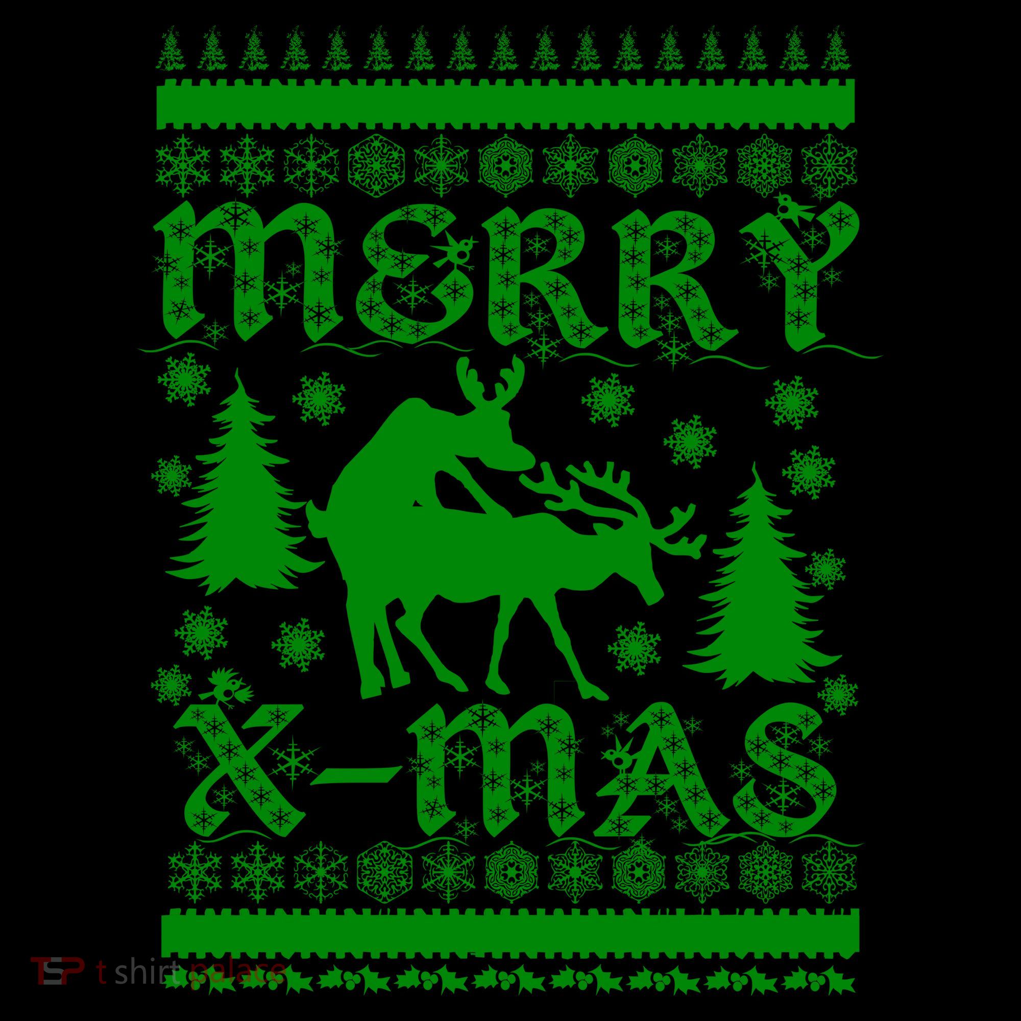 Ugly Christmas X-Mas Frisky Reindeer Humping Coffee Mug