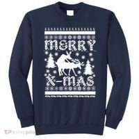 Ugly Christmas X-Mas Frisky Reindeer Humping Sweatshirt thumb 0
