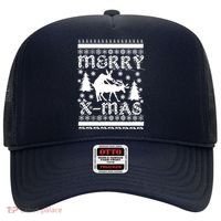 Ugly Christmas X-Mas Frisky Reindeer Humping Hat thumb 0