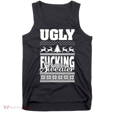 Ugly F-cking Christmas Sweater X-Mas Tank Top