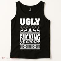 Ugly F-cking Christmas Sweater X-Mas Tank Top thumb 2