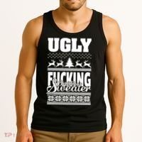 Ugly F-cking Christmas Sweater X-Mas Tank Top thumb 3
