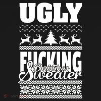 Ugly F-cking Christmas Sweater X-Mas Tank Top thumb 6