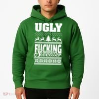 Ugly F-cking Christmas Sweater X-Mas Hoodie thumb 2