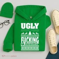Ugly F-cking Christmas Sweater X-Mas Hoodie thumb 4