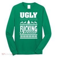 Ugly F-cking Christmas Sweater X-Mas Long Sleeve Shirt thumb 0