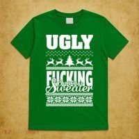Ugly F-cking Christmas Sweater X-Mas T-Shirt thumb 5