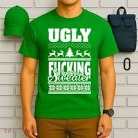 Ugly F-cking Christmas Sweater X-Mas T-Shirt thumb 6