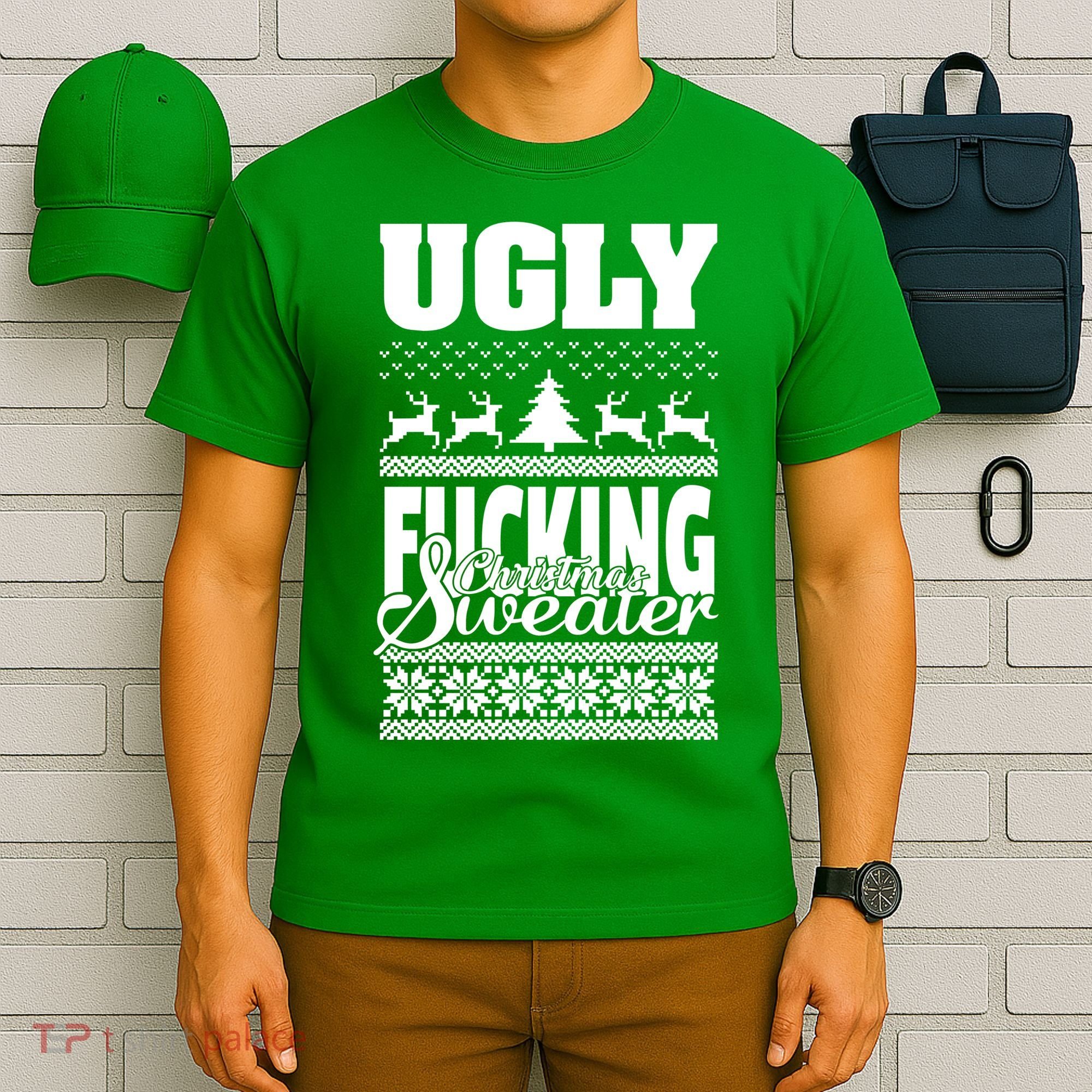 Ugly F-cking Christmas Sweater X-Mas T-Shirt