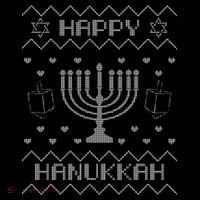 Ugly Hanukkah Sweater Doggie Tank thumb 4