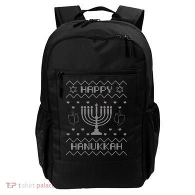 Ugly Hanukkah Sweater Backpack